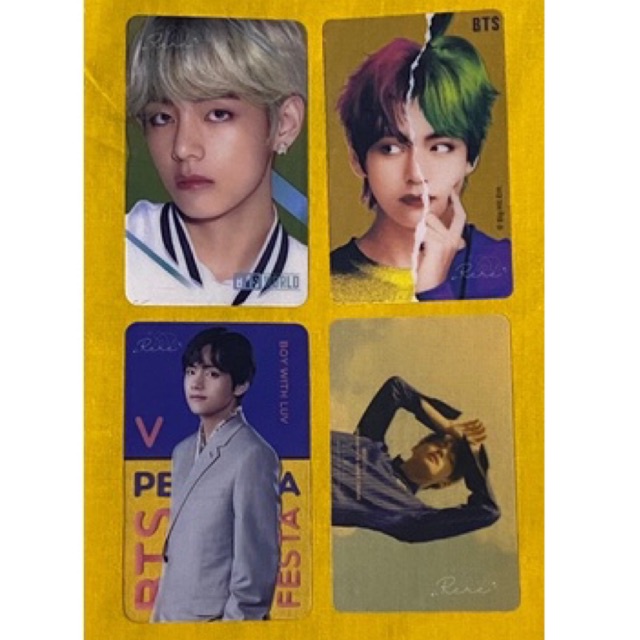 PC TAEHYUNG (V) BTS x MTPR PERSONA BTS WORLD SEASON GREETINGS CLEAR PC