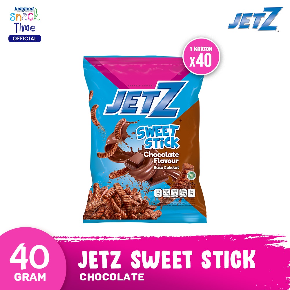 

JetZ Sweet Chocofiesta 40 Gr - 40 Pcs [Carton]