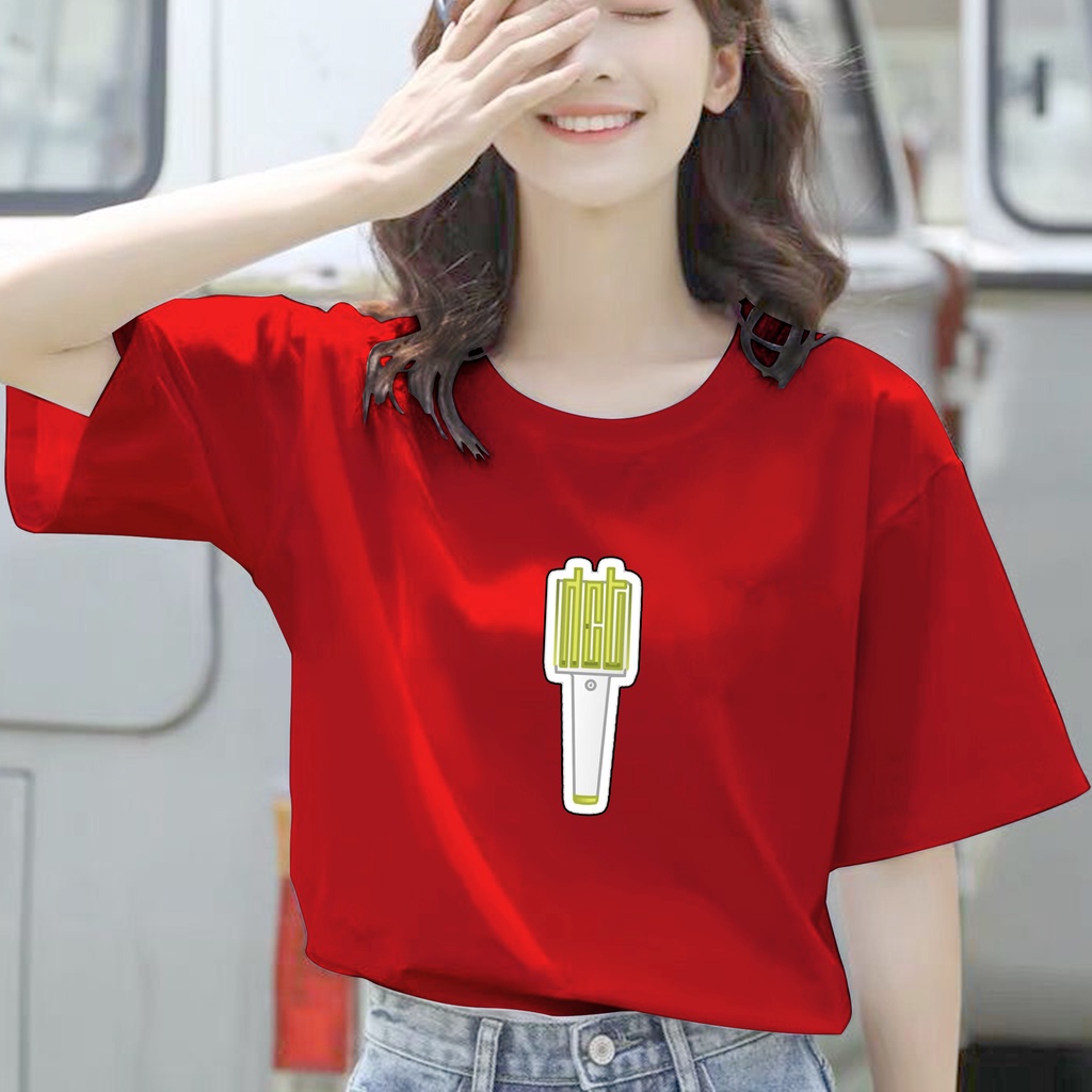 CALVIERO SHOP - BAJU KAOS ATASAN WANITA PRINT LOGO NCT MIC