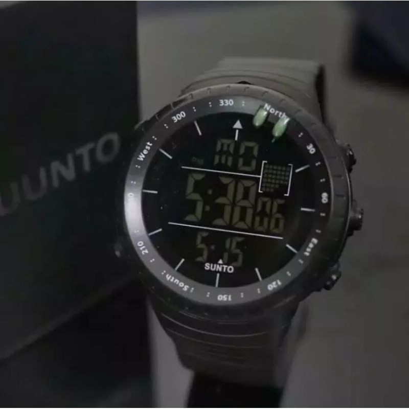 Bisa Bayar di tempat PROMO (COD) Jam tangan Sunto suunto full black / Jam Tangan Sport Sunto Core Fu