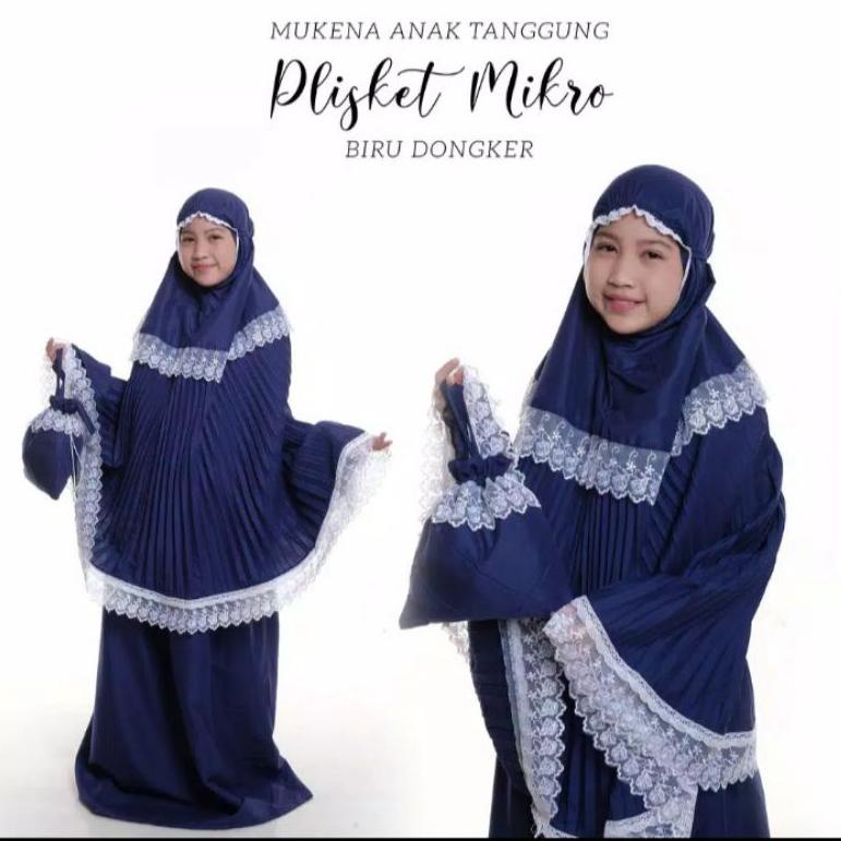mukenah plislet anak 6-12 tahun2022 / mukena anak perempuan / mukenah anak 10 tahun / mukena anak um