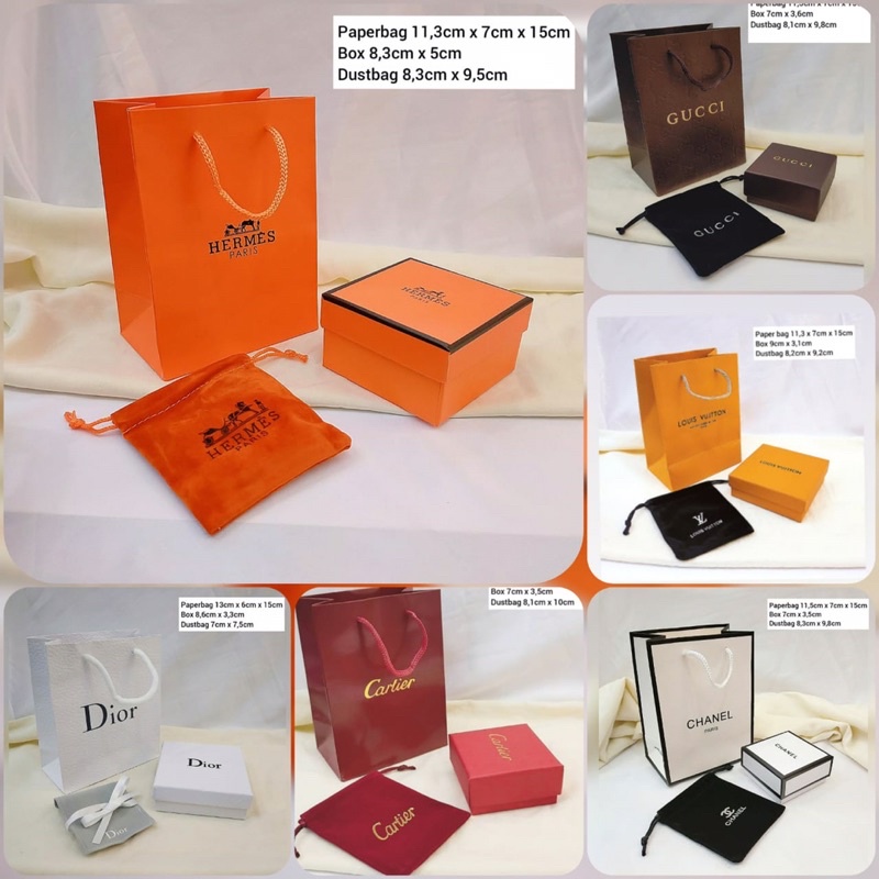 

Set Box Paperbag / Set Box Branded Accessoris / Kotak Kado Branded / Box Branded Perhiasan