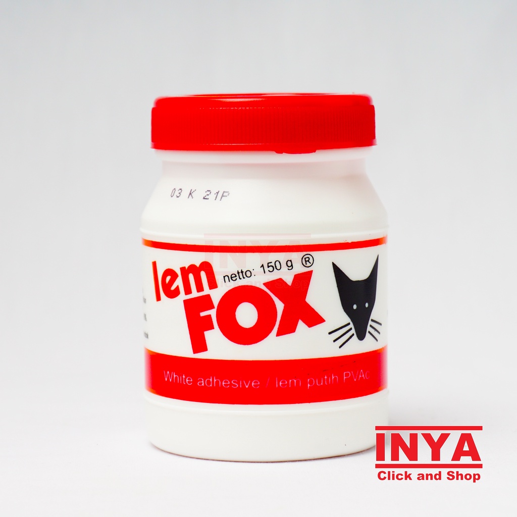 LEM FOX 150gr - Lem Putih PVac / White Adhesive - Glue