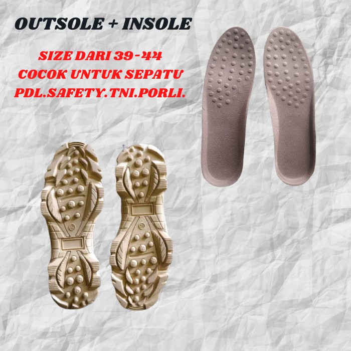 Outsole sepatu.Outsole sepatu safety.Outsole sepatu safety boot.Sol karet sepatu safety