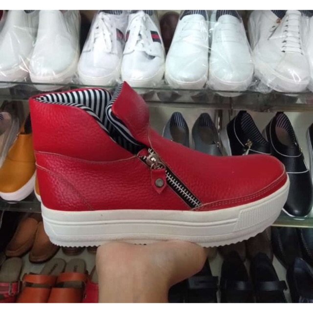 SEPATU BOOTS boot WANITA KULIT SUKAREGANG GARUT ASLI SEPATU BOOTS PAPIRUT