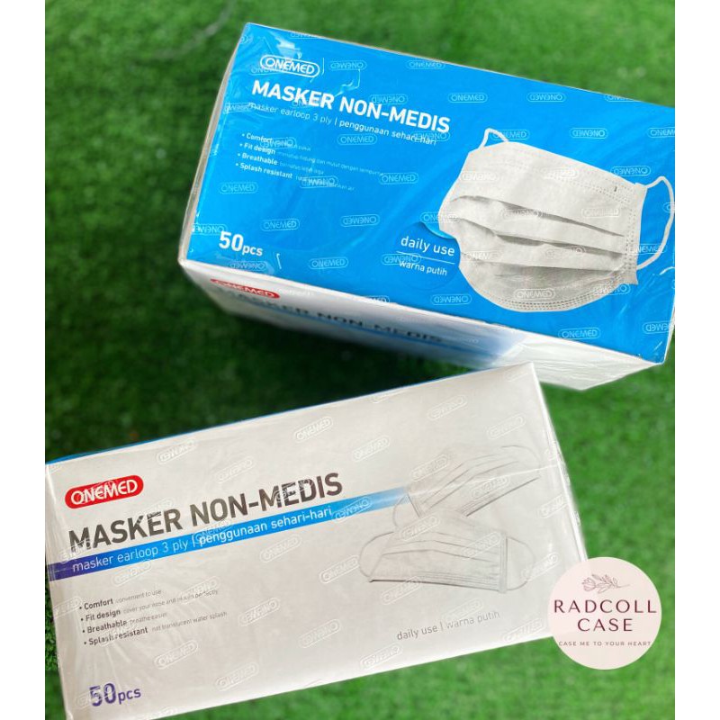 Masker Non Medis Putih Onemed Box Isi 50Pcs Banjarmasin