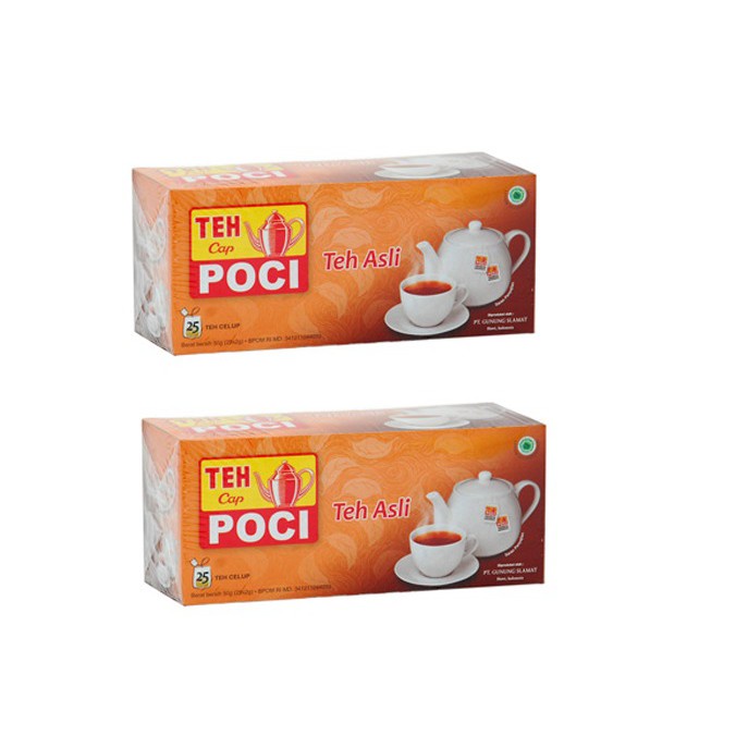 SB Collection TEH POCI 25X2GR POCI ASLI KOTAK MAJU BERSAMA