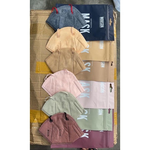 Masker KN95 warna warni merk Mouson isi 10pack