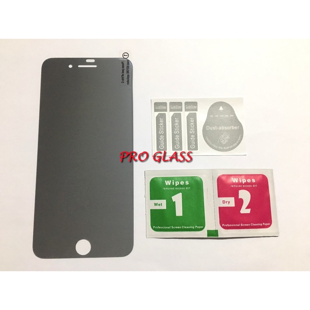 AGSP Iphone 6/6s/6+/6s+/7/SE 2020/7+/8/8+/X/XS Privacy MATTE AntiSpy-Anti Glare Tempered Glass