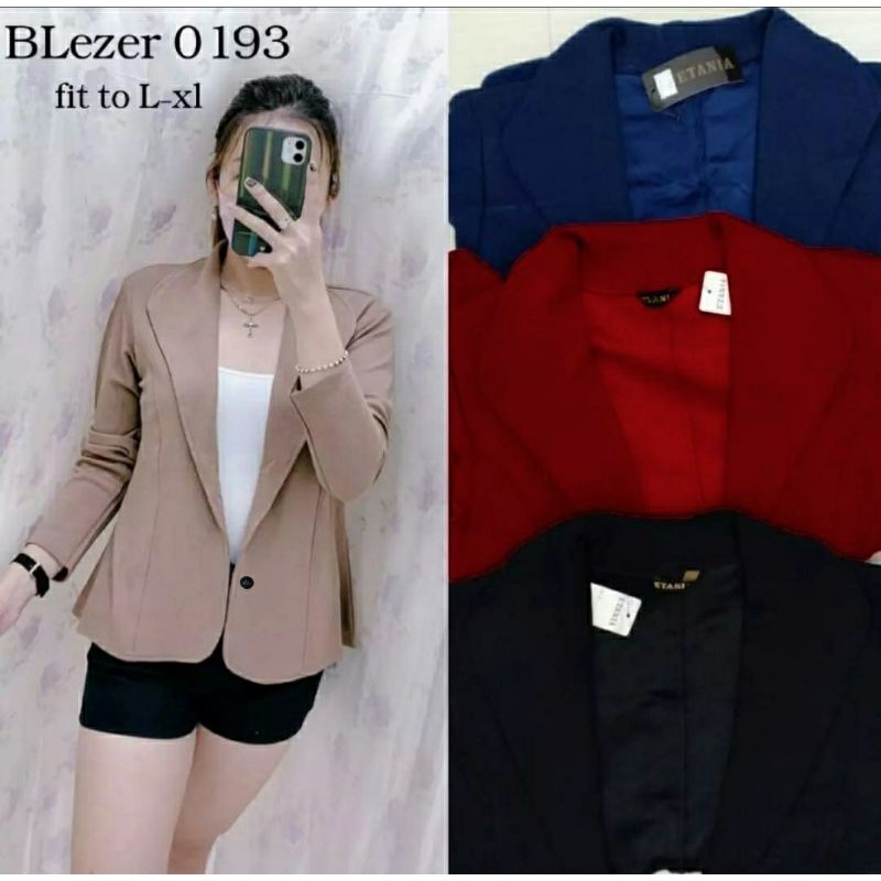 Blazer areta fitt to xl/Blazer wanita terbaru