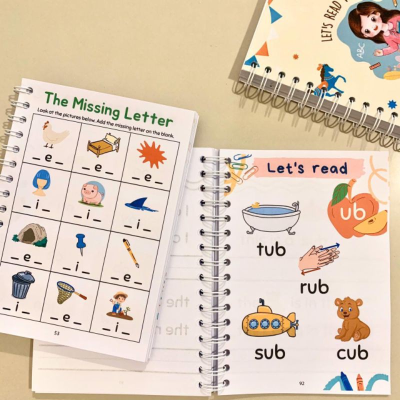 Jual READY STOCK Phonic book, phonic book level 1,Buku belajar membaca