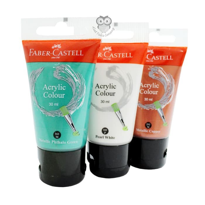 

Cat Acrylic Faber Castell Metallic 30ml