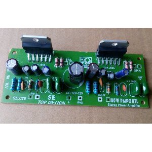 KIT power amplifier TDA2005 heatsink   sudah solder