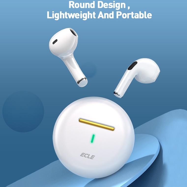 (X9P9) ★ (NEW) ECLE Pro 6 Music TWS Sports Earphone FreeBuds Headset Bluetooth Noise Reduction True 