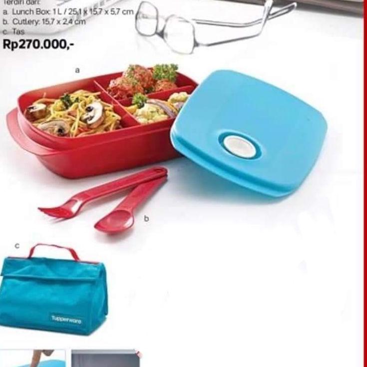 New Sale Byo BYO Lunch set tempat bekal makan Tupperware