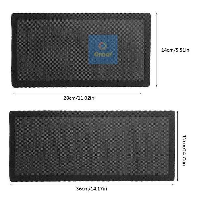 PC Fan Filter Magnetic Filter Debu Magnet Kipas PC 12x36cm 14x28cm