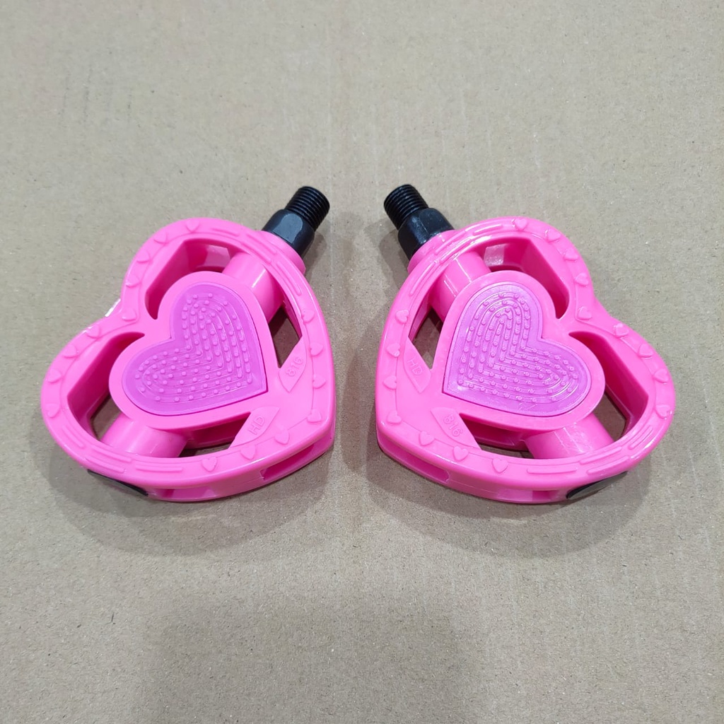 pedal sepeda anak cewek  as kecil 12 16 18 inch