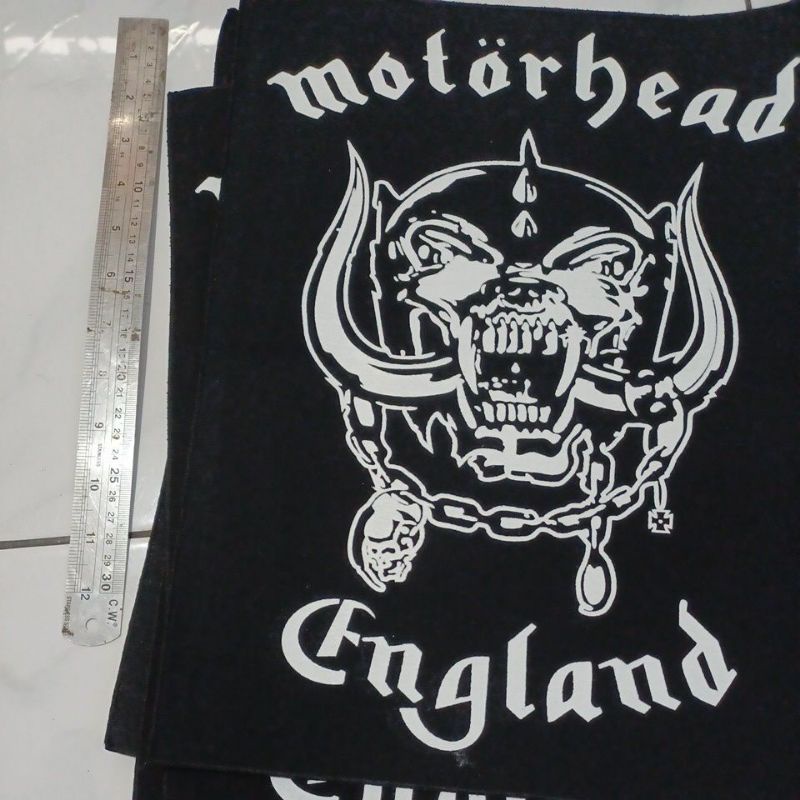 Backpatch sablon motorhead england