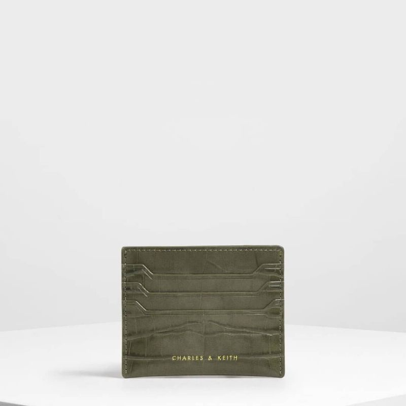 12.12 SALE | CK Croc-Effect / Love Card Holder