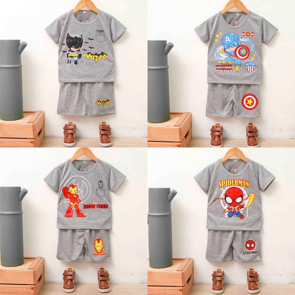 GOGO KIDS-BAJU STELAN KAOS ANAK LAKI-LAKI 0-6 TAHUN/BAJU SETELAN OBLONG ANAK LAKI2/BAJU SETELAN ANAK