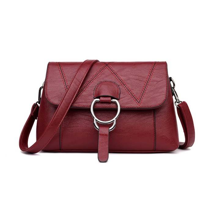 Tas Selempang Wanita Slingbag  Batam TR1678 Clutch Pesta Oke RED S4G1 FYP Promo Nyaman Sintetis Tas 