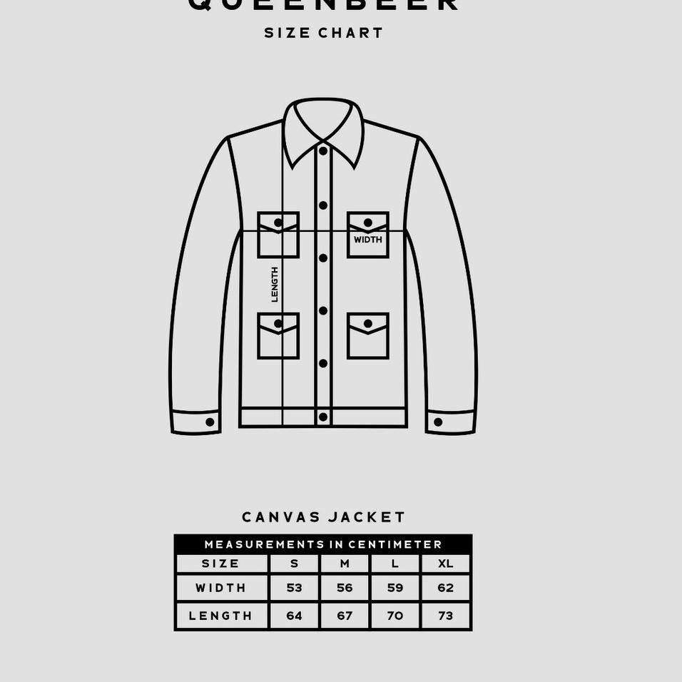 QUEENBEER CANVAS JACKET - DAVYS BLACK