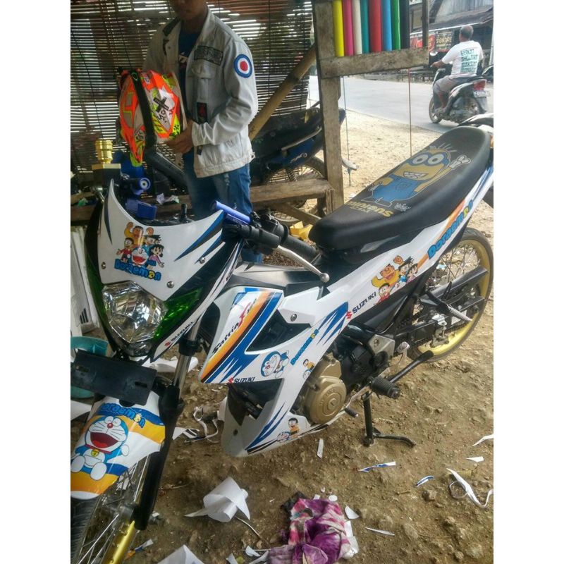 Decal / Stiker Satria FU Full Body Desain bisa request custom, Satria Injeksi, Satria F150 sticker