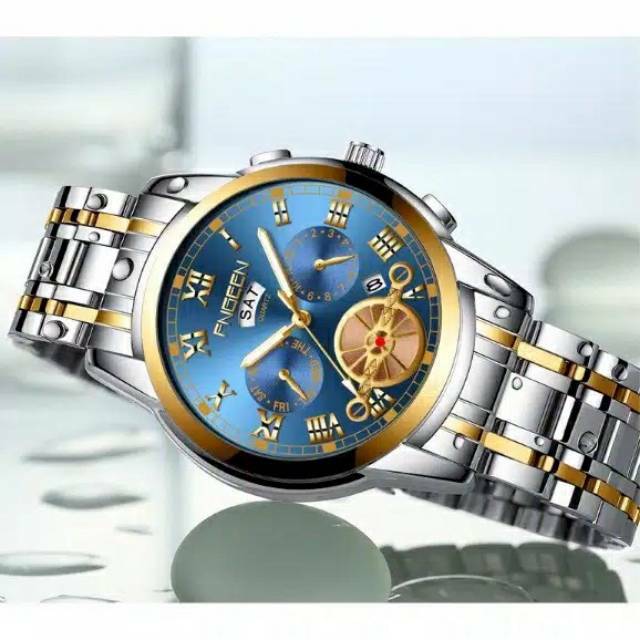 JAM TANGAN PRIA FNGEEN 4001 Luxury Full steel sport