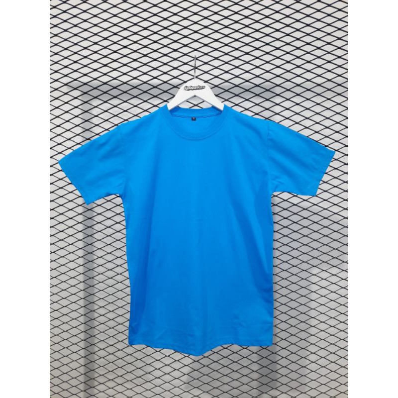 COD Kaos polos keren warna Biru Turkis muda