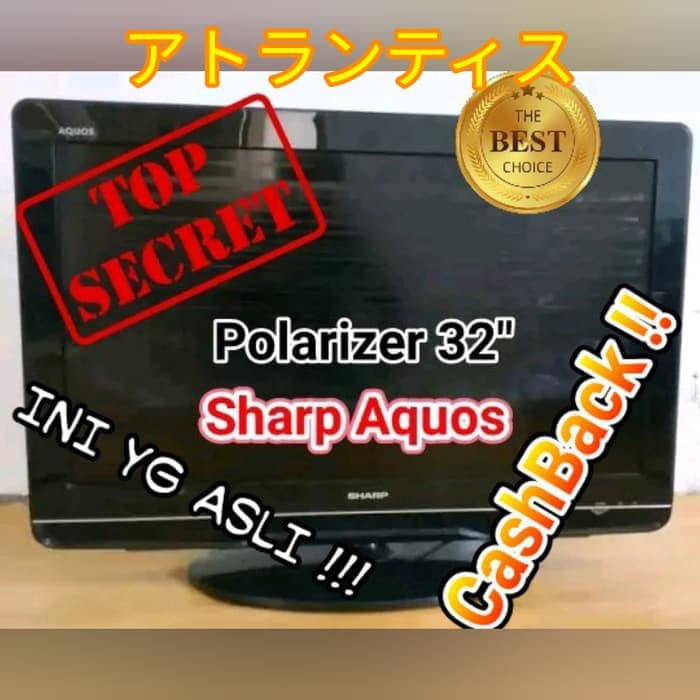 Terlaris Polaris 32 Inch Polarizer LCD TV Sharp Aquos Polaroid 0 Derajat Limited