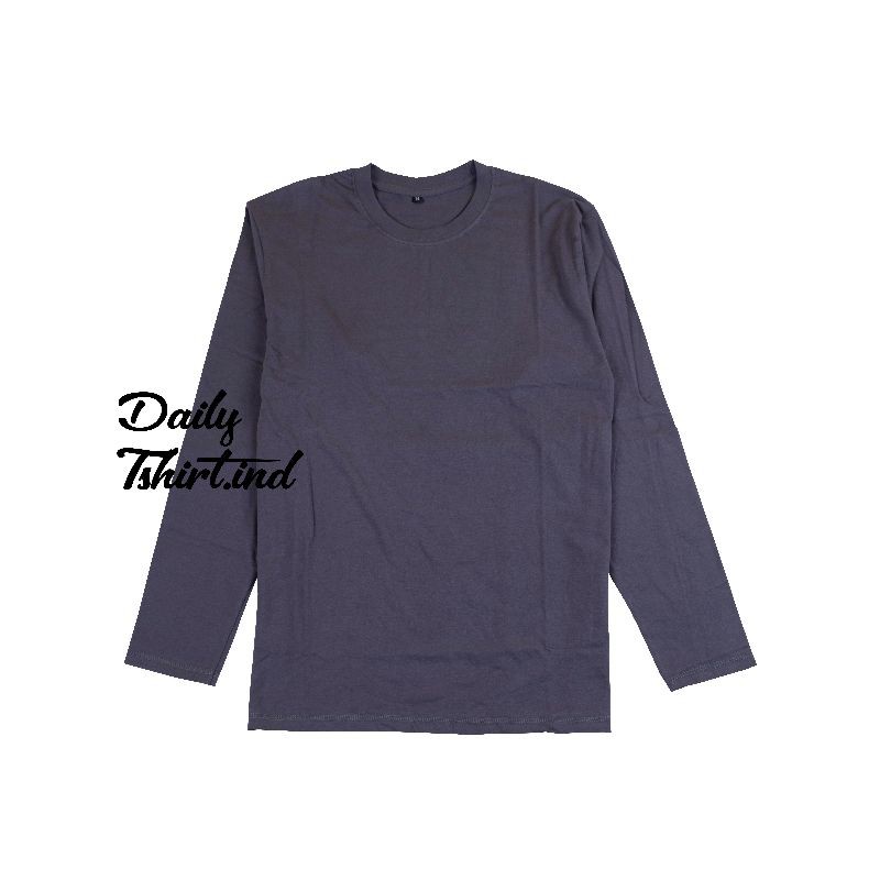 Kaos polos panjang / kaos polos cotton combed 30s