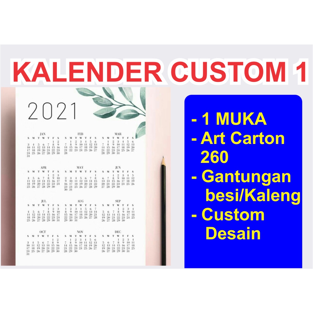 Jual Cetak Kalender | Shopee Indonesia