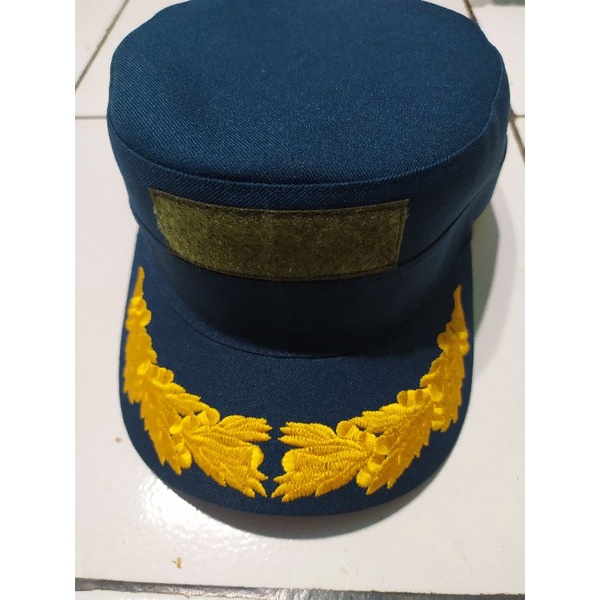 topi pet pdh pamen TNI AL/AD/AU