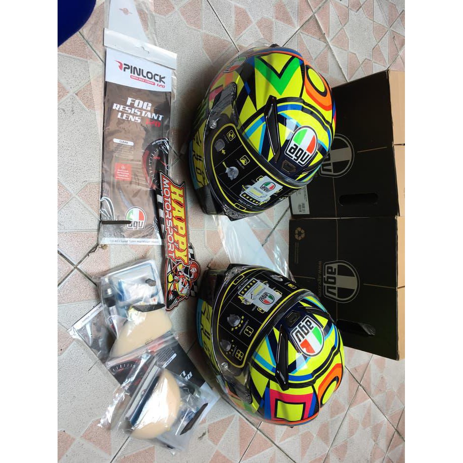 HELM FULL FACE AGV PISTA GPR SOLENUNA EUROFIT SIZE ML L XL CARBON ORI