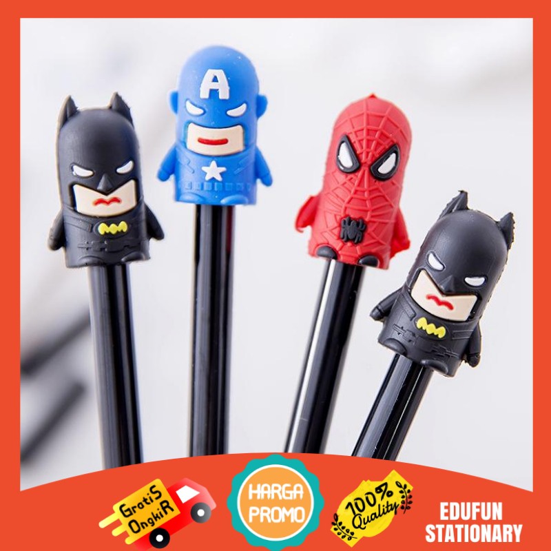 

Pena Unik Lucu Model Karakter Marvel Avenger