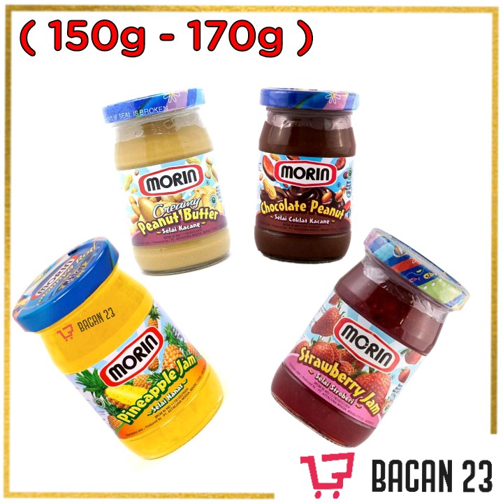 Selai Morin (150-170g) ( Selai Cokelat / Kacang / Strawberry / Nanas )