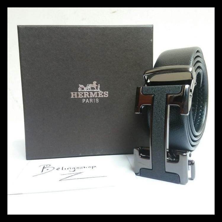 Indh IKAT PINGGANG/GESPER/SABUK REL PRIA KULIT IMPORT HERMES 1 - Putih BOOM SALE Kode 21