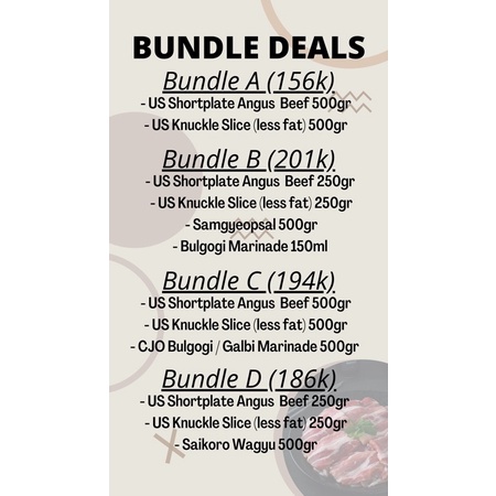 

Bundle Deals