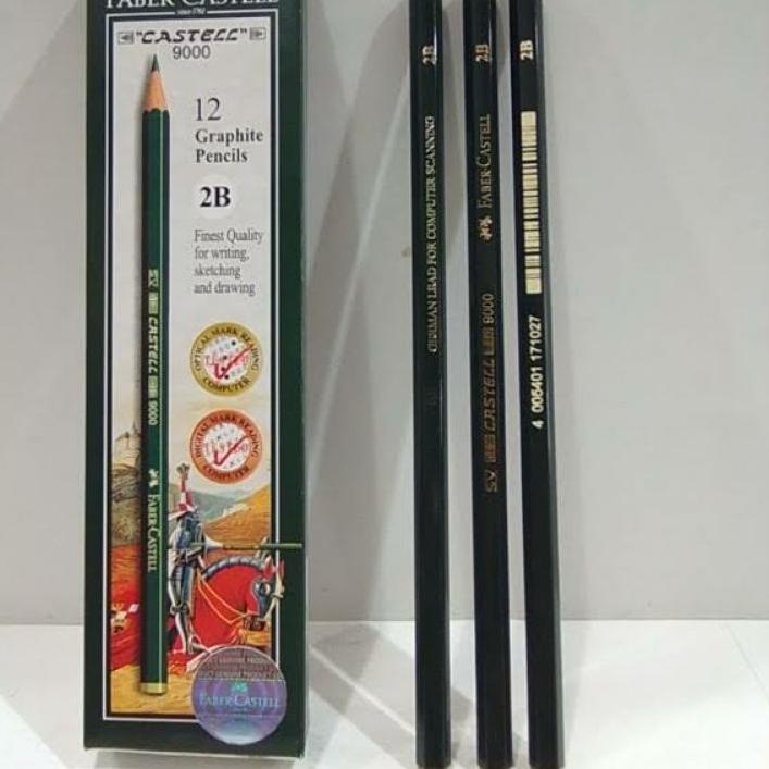 

#DISKON PENSIL FABER CASTELL 2B (1 LUSIN) TERMURAH ✅Promo ⚡pesial❤