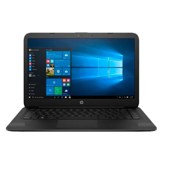 PROMO MURAH HP Stream Murah 14 Intel Celeron N4020 Ram 4GB 64GB 128GB WIN10 Home BLACK Baru Original