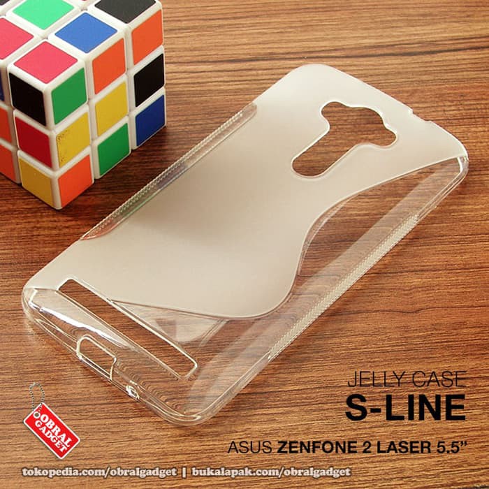 Asus Zenfone 2 Laser 5.5" Soft Gel Jelly Silicon Silikon Case Softcase