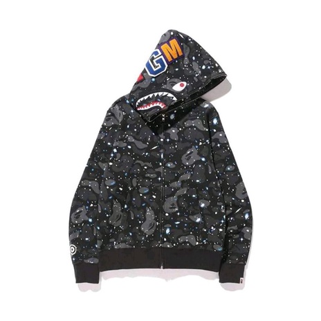 BAPE HOODIE SHARK SPACE CAMO GLOW IN THE DARK