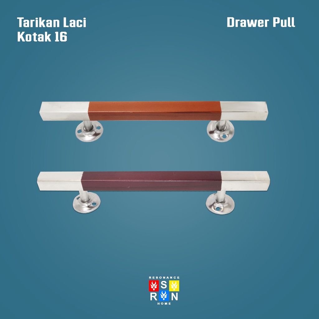 Tarikan Laci Lemari Jendela Model Kotak 16CM  / Handle Gagang Pintu Drawer Pull Door Knob Resonance Home