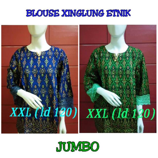 BLOUSE XINGLUNG ETNIK JUMBO