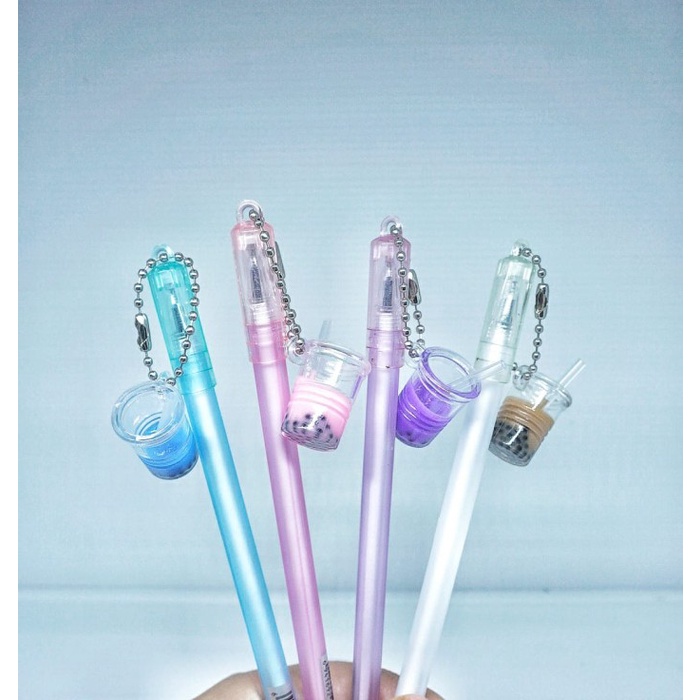 

Berkualitas Pen Boba Set 1 Lusin Pulpen Boba Tea Unik Lucu Bolpoin Bubble Termurah Sale!!!