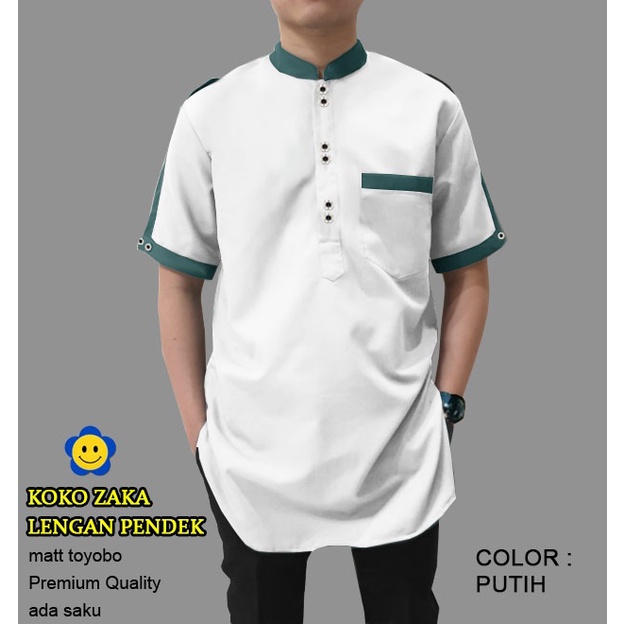 CTN BAJU MUSLIM KOKO ZAKA PENDEK TERMURAH BEST SELLER