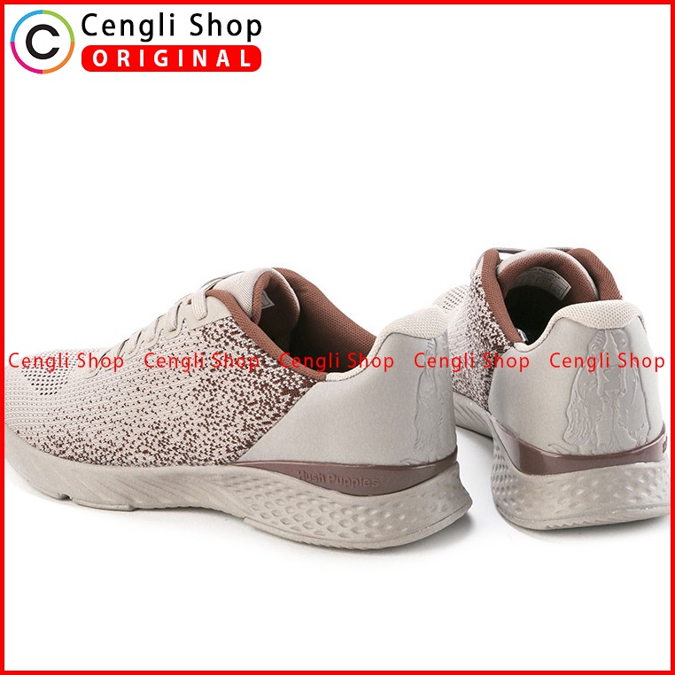 SEPATU SNEAKER PRIA HUSH PUPPIES ORIGINAL CASUAL KETS HIJAU HM015