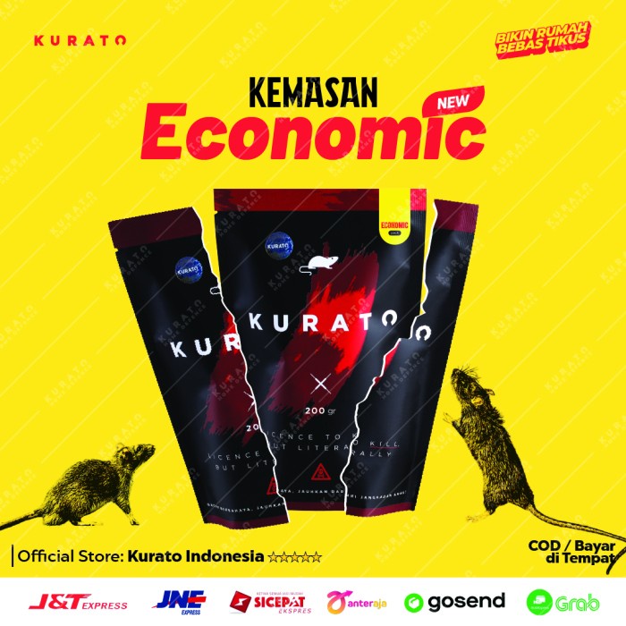 PEMBASMI TIKUS PENUMPAS HAMA RACUN TIKUS KURATO PALING AMPUH 200G ORI