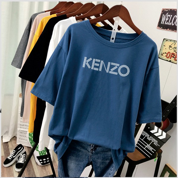 CALVIERO SHOP - BAJU KAOS ATASAN WANITA PRINT KENNZOELL T SHIRT CASUAL