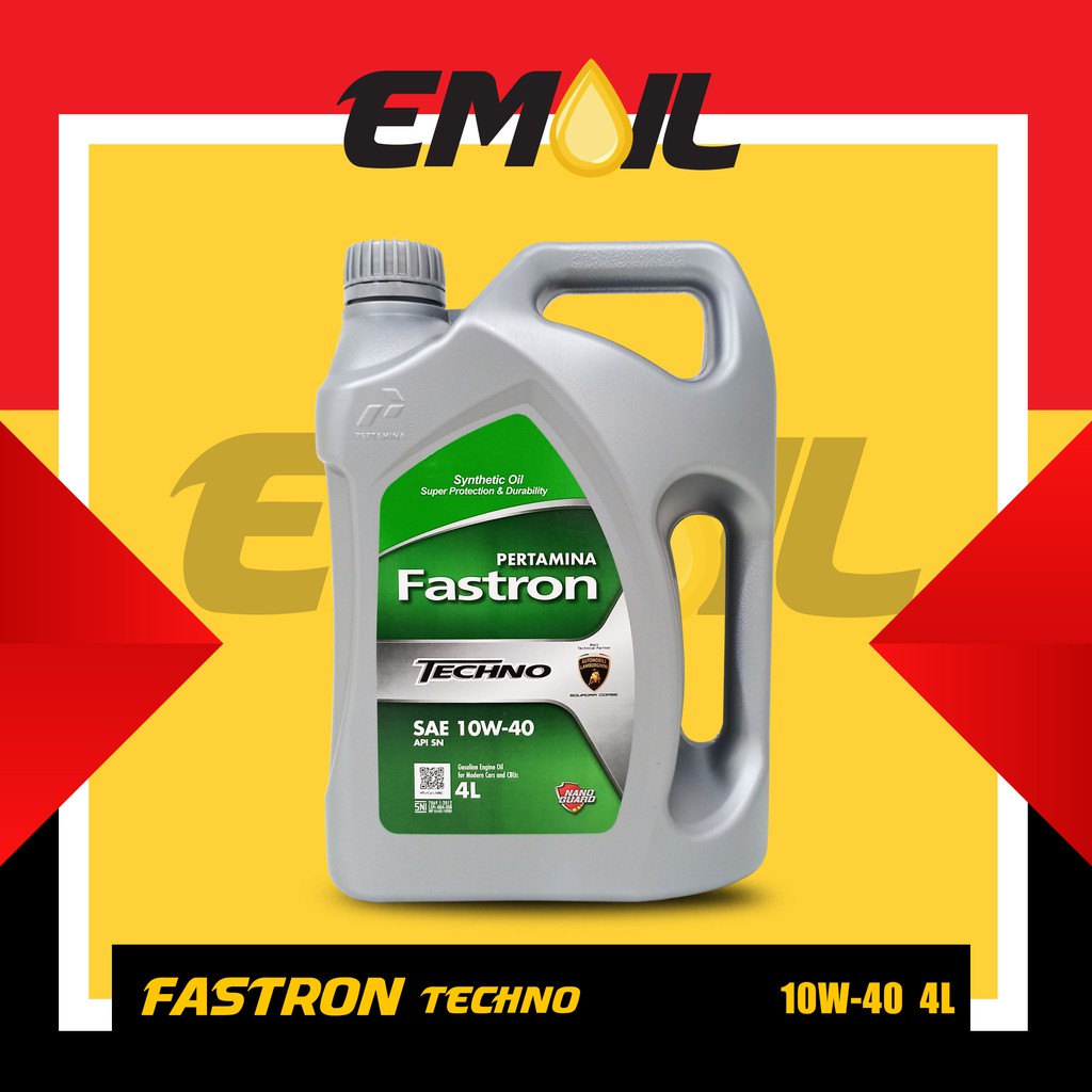 OLI PERTAMINA FASTRON TECHNO SAE 10w 40 galon 4 liter